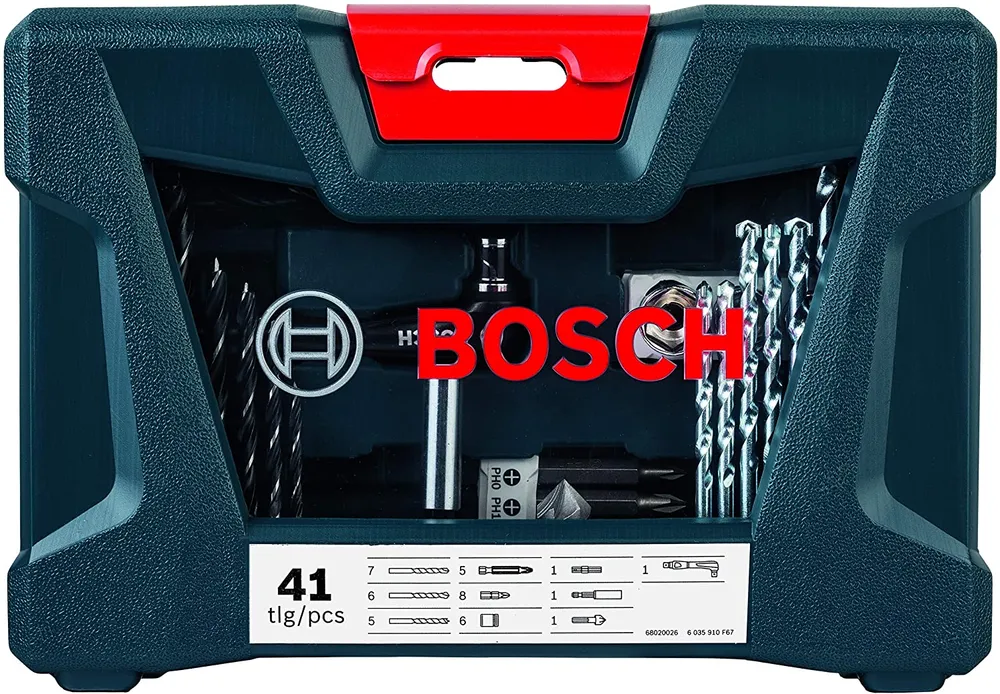 KIT V-LINE PARA PARAFUSAR E PERFURAR COM 41 PEÇAS 2607017396 BOSCH