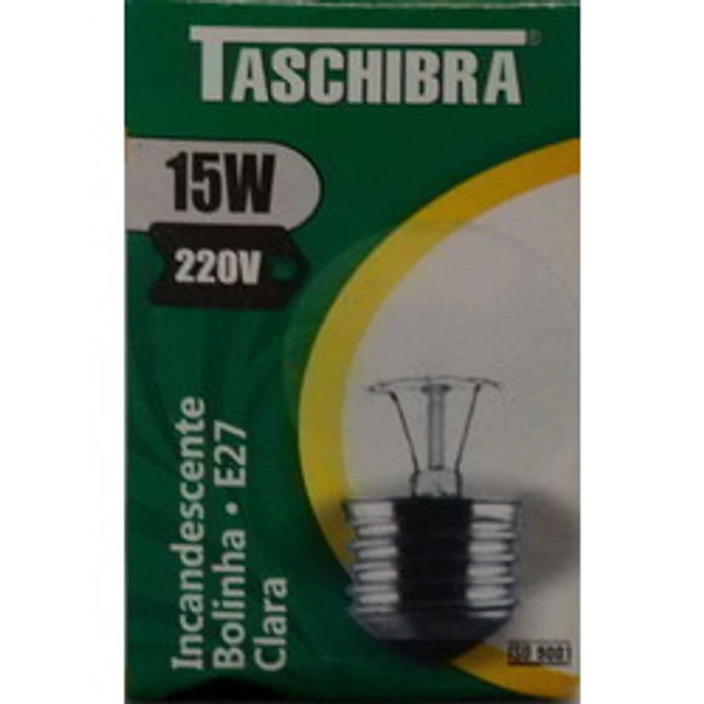 Lamp. Incandescente Bolinha Clara 15w 220v