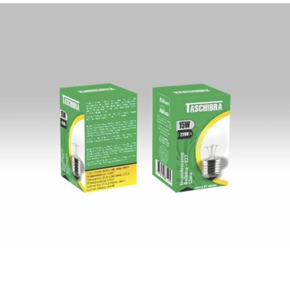 Lamp. Incandescente Bolinha Clara 15w 220v