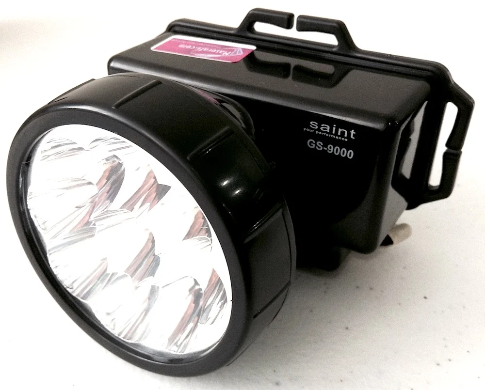 Lanterna de cabeç com LED Recarregável profissional