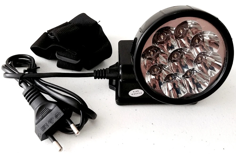Lanterna de cabeç com LED Recarregável profissional