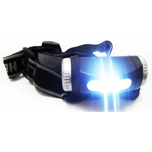 Lanterna de cabeç com 4 LEDs horizontais