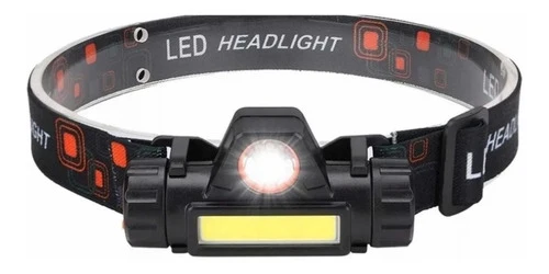 Lanterna Cabeç Led Farol Recarregável Ajustável Usb Bm-a029