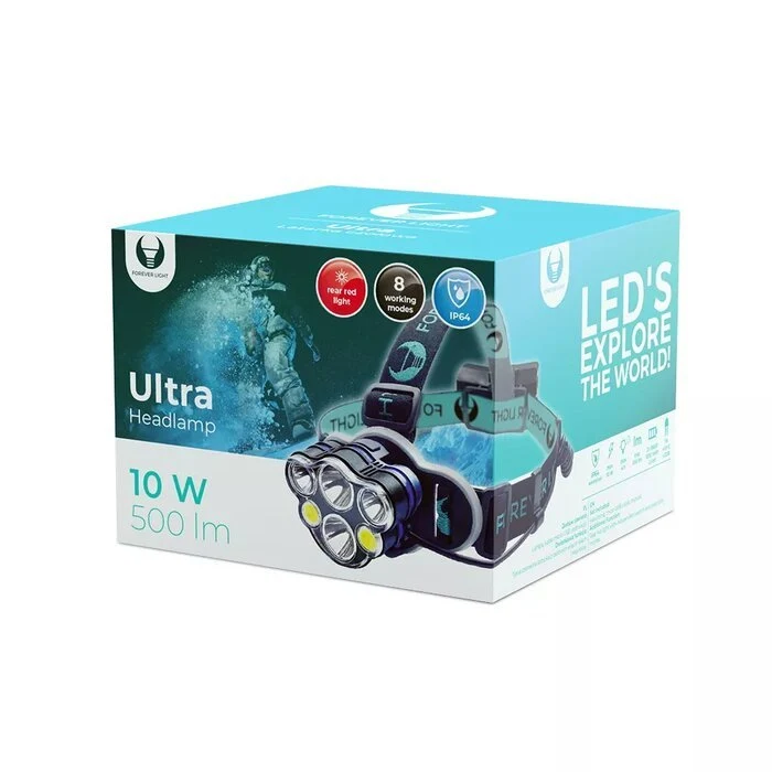 Lanterna frontal Ultra-Poderosa 500 Lumens