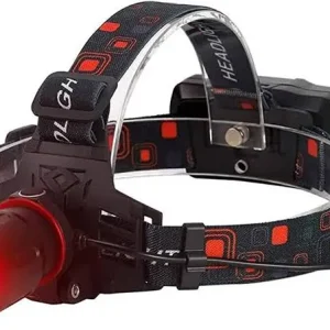 Lanterna LED de cabeç recarregável alto desempenho