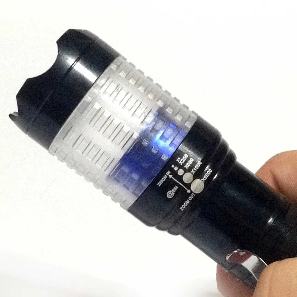Lanterna Tática Ajuste foco 1x 2000x IP55