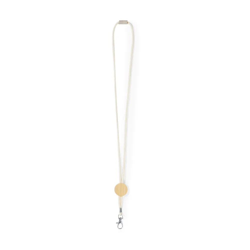 Lanyard em Algodão e Bambu Sustentável