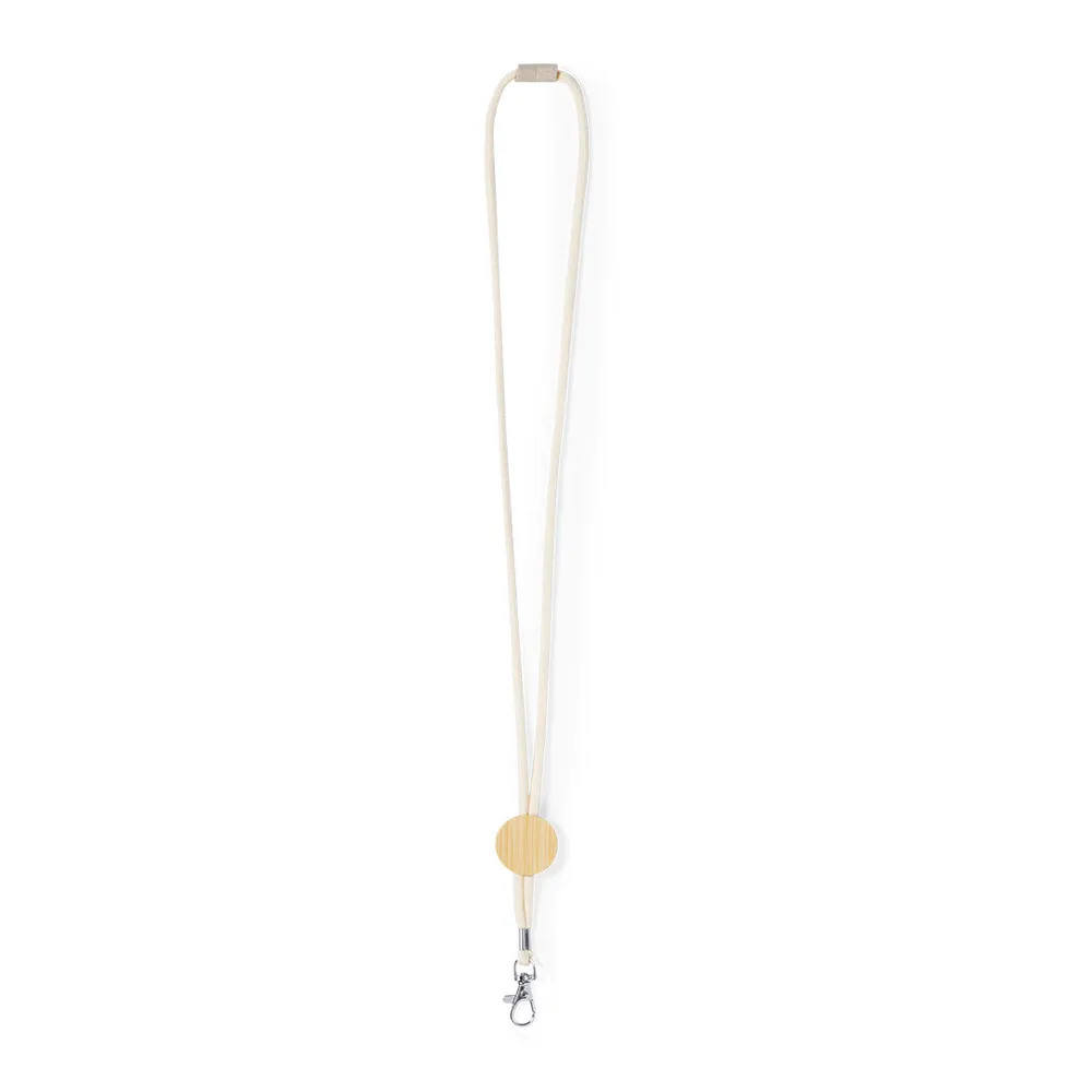 Lanyard em Algodão e Bambu Sustentável