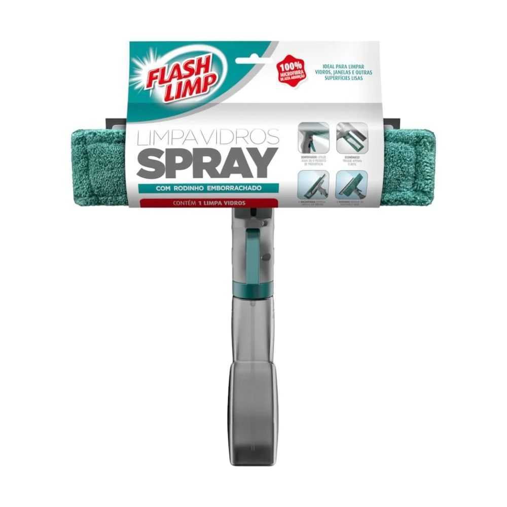 LIMPA VIDROS SPRAY FLASH LIMP