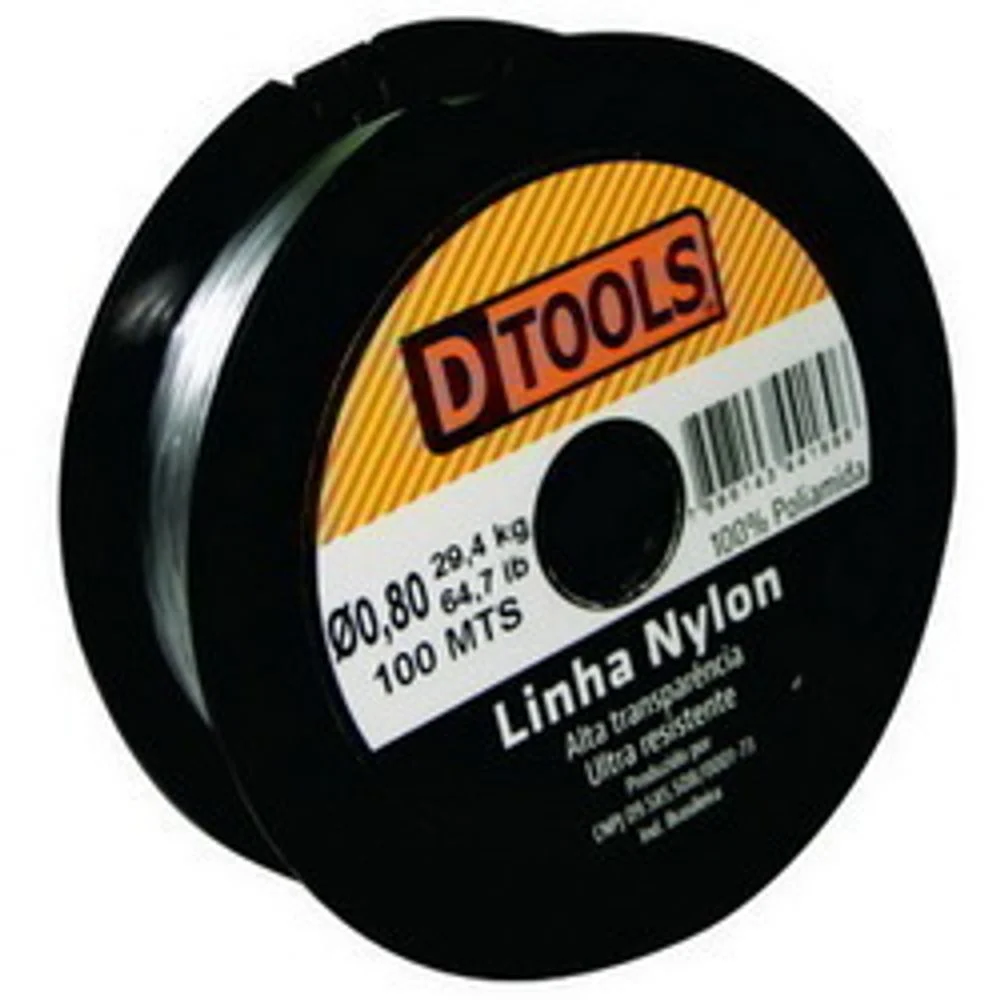 Linha Nylon N 080 Com 100 Metros