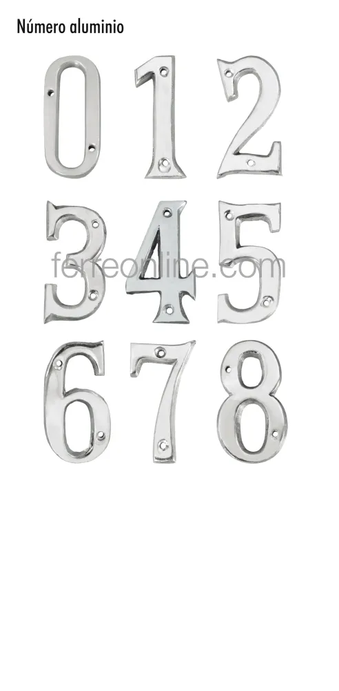 NUMERO DE ALUMINIO #6 Y #9 4" LION TOOLS LIO3127