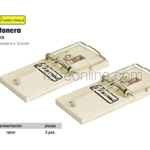 RATONERA DE MADERA LION TOOLS 0321 (2PZA