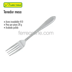 TENEDOR DE MESA 12 PZ LION TOOLS LIO2535