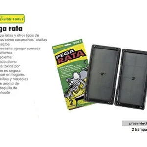 TRAMPAS PARA RATAS CON PEGAMENTO LION TOOLS 0087 (CAJA INCLUYE 2 PIEZAS)