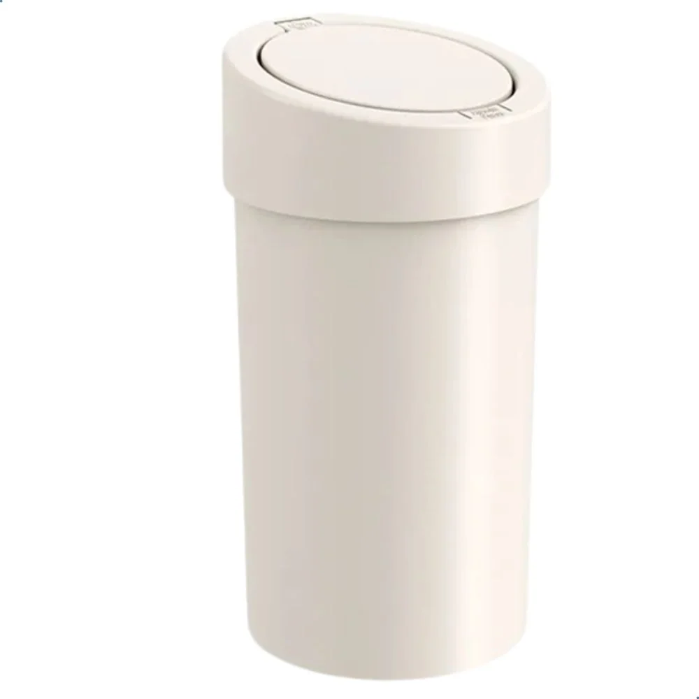 Lixeira com Tampa Press 9L Light Gray Coza