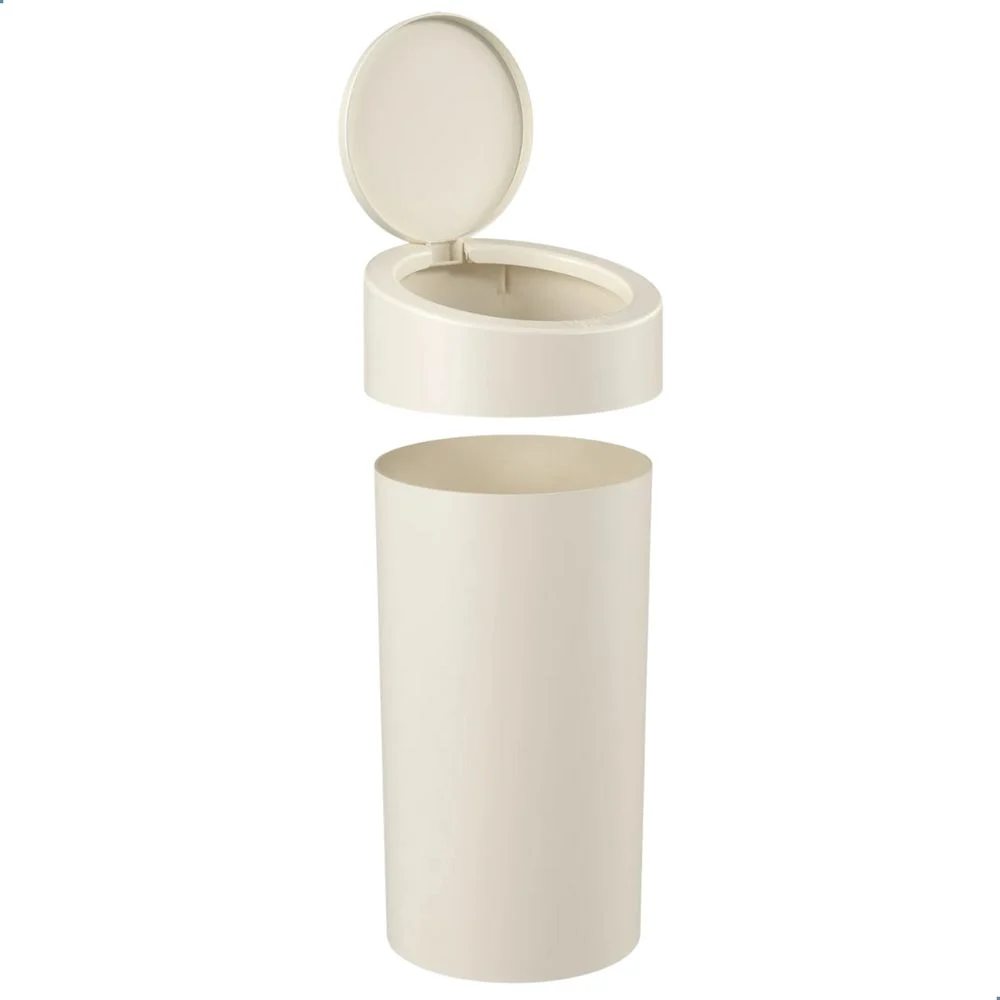 Lixeira com Tampa Press 9L Light Gray Coza