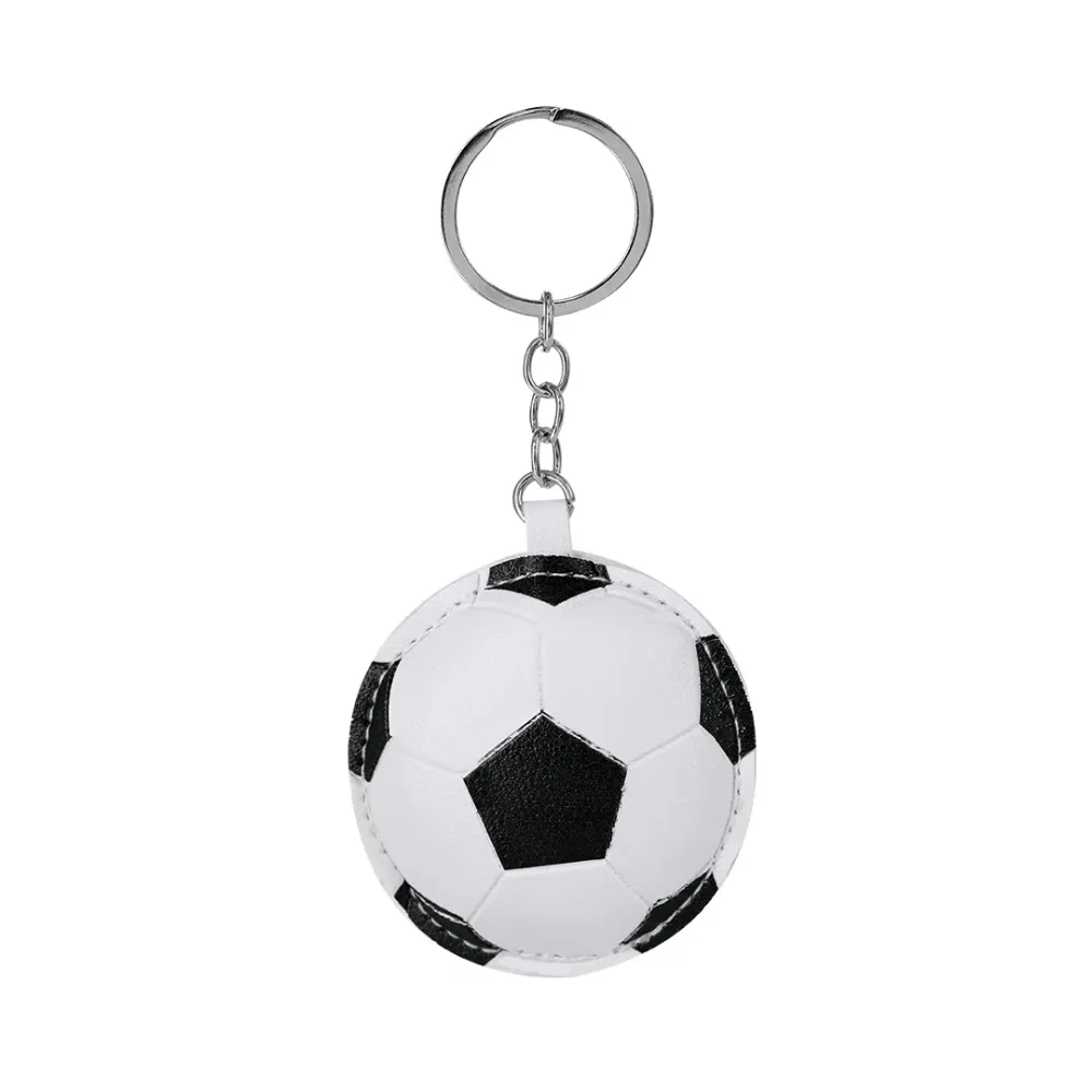 Llavero Balón de Futebol em PU com Anilha Cromada