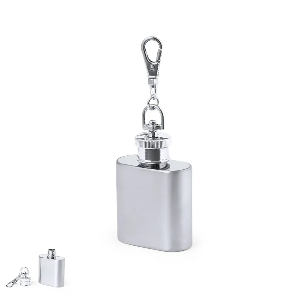 Llavero Petaca 'Deneb' em ço Inox 30 ml