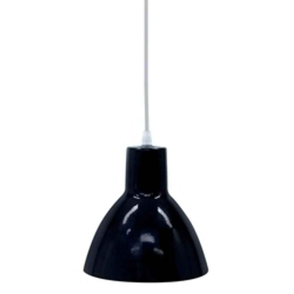 Luminaria Pendente Td 622 1 Lampada E27 Preto