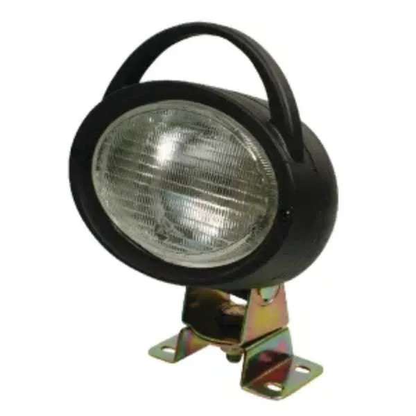 Luz de trabalho halogéneo, oval, 12V, branco, de aparafusar, 160x195mm, Ajba