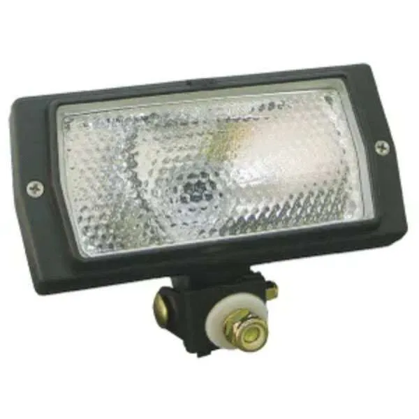 Luz de trabalho halogénio 55W, retangular, 12V Projeção larga