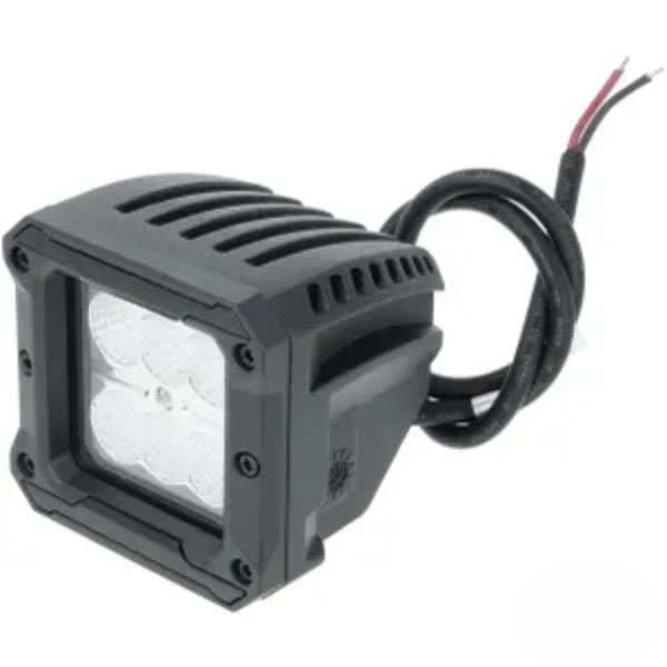 Luz de trabalho LED 18W, 1620lm, quadrado, 6 LEDS, Projeção larga
