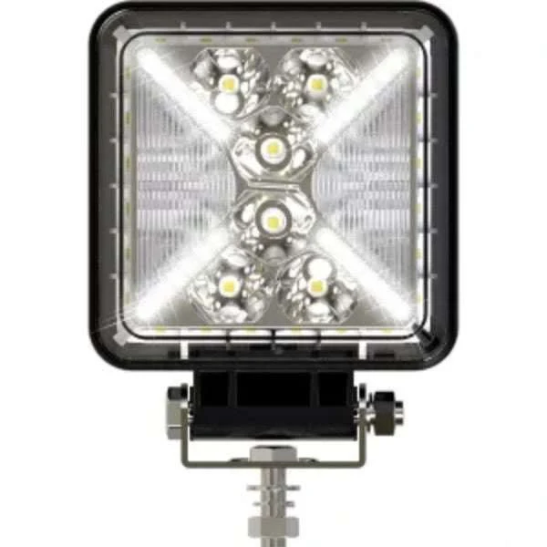 Luz de trabalho LED X, 31W 2400/250, Projeção larga, 64 LEDS