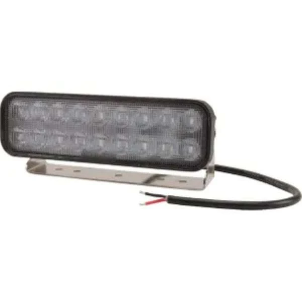 Luz de trabalho LED, 54W, 3960lm, retangular, 10/30V, 180x55x38mm