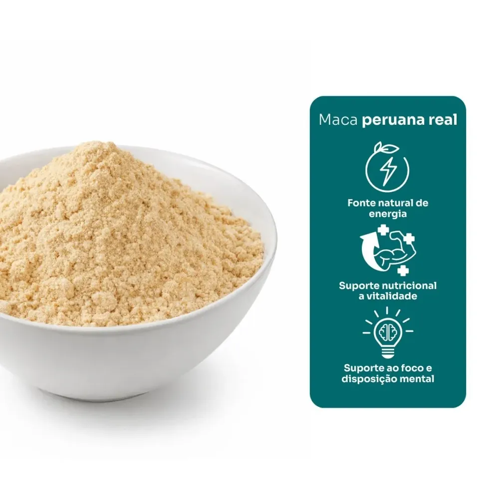 Maca Real 100% Pura 100g - Nação Verde