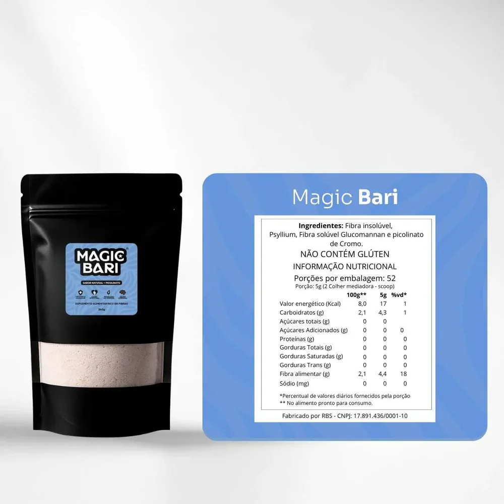 Magic Bari sabor natural + Picolinato 260g