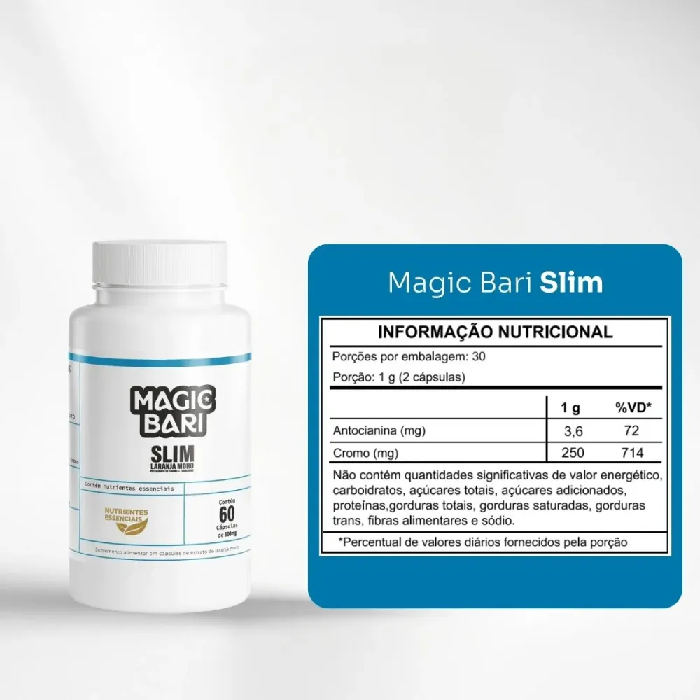 Magic Bari Slim - 60 Cápsulas