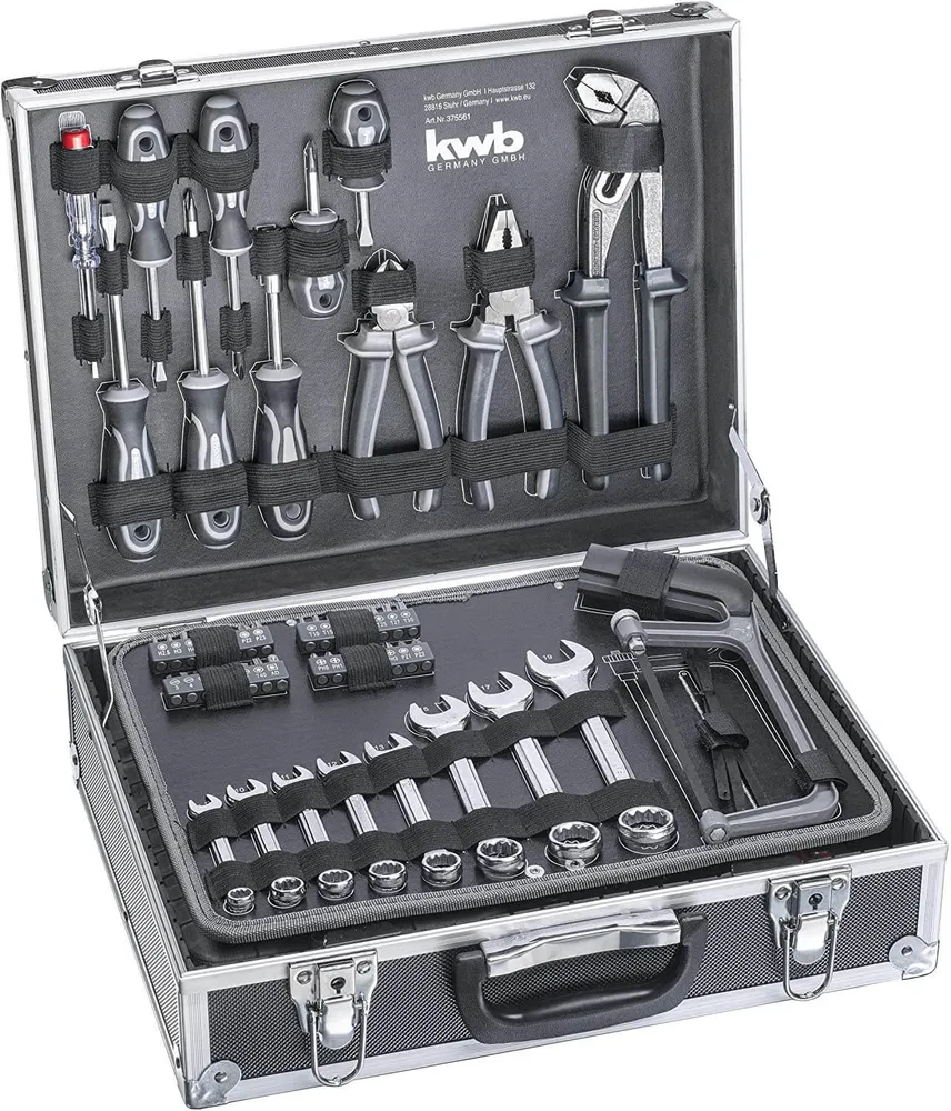Maleta com 199 ferramentas manuais KWB 49375561