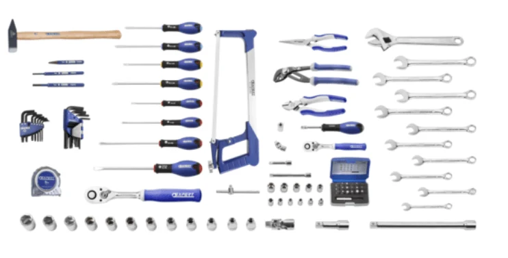 Maleta de manutenção com 97 Ferramentas Manuais Expert E220104
