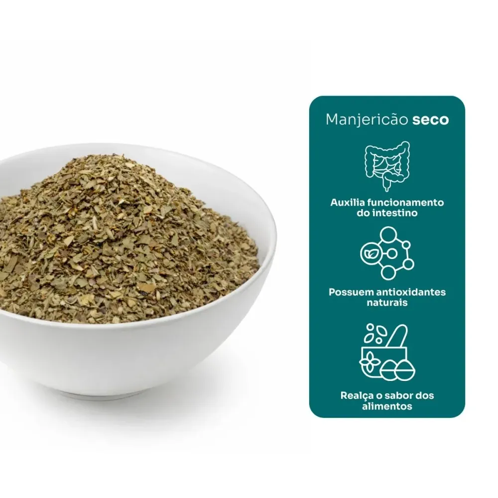 Manjericão Seco - Nação Verde 100g