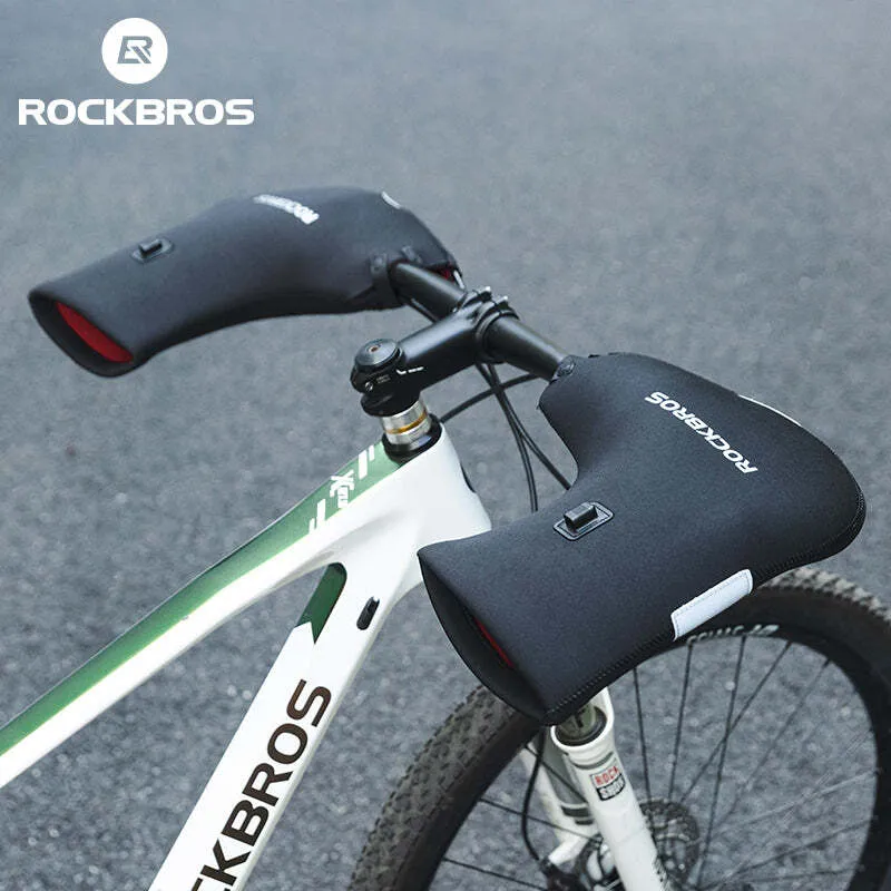 Manípulos de Guiador Aquecidos USB ROCKBROS Inverno