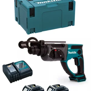 Martelo leve 18V 2J com 2 baterias + Carregador + Estojo Makita DHR202RTJ
