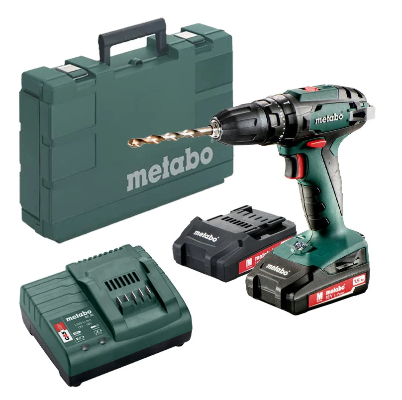 Martelo perfurador e chave de fendas sem fio 18V Metabo SB18