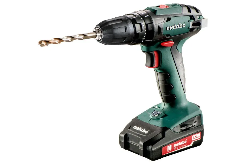 Martelo perfurador e chave de fendas sem fio 18V Metabo SB18
