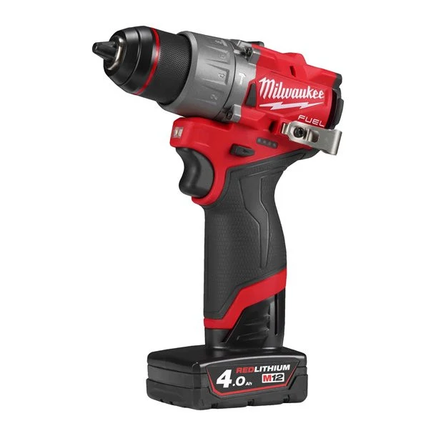 Martelo perfurador M12 Fuel + 2bat 4Ah + Carregador + Mala Milwaukee M12 FPD2-402X
