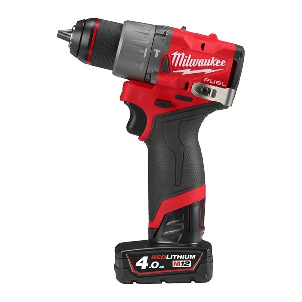 Martelo perfurador M12 Fuel + 2bat 4Ah + Carregador + Mala Milwaukee M12 FPD2-402X