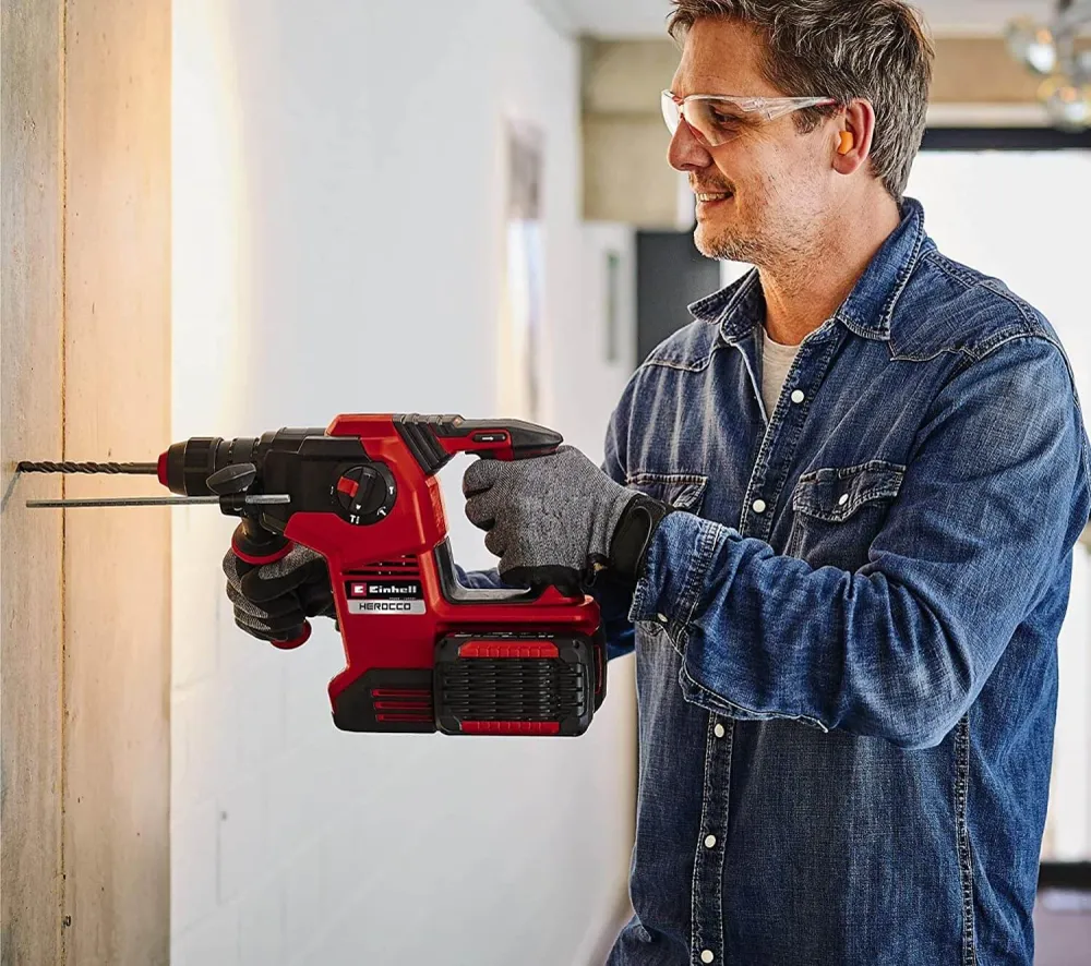 Martelo perfurador sem fio SDS-Plus 18V 3.2J com mala Einhell HEROCCO 36/28