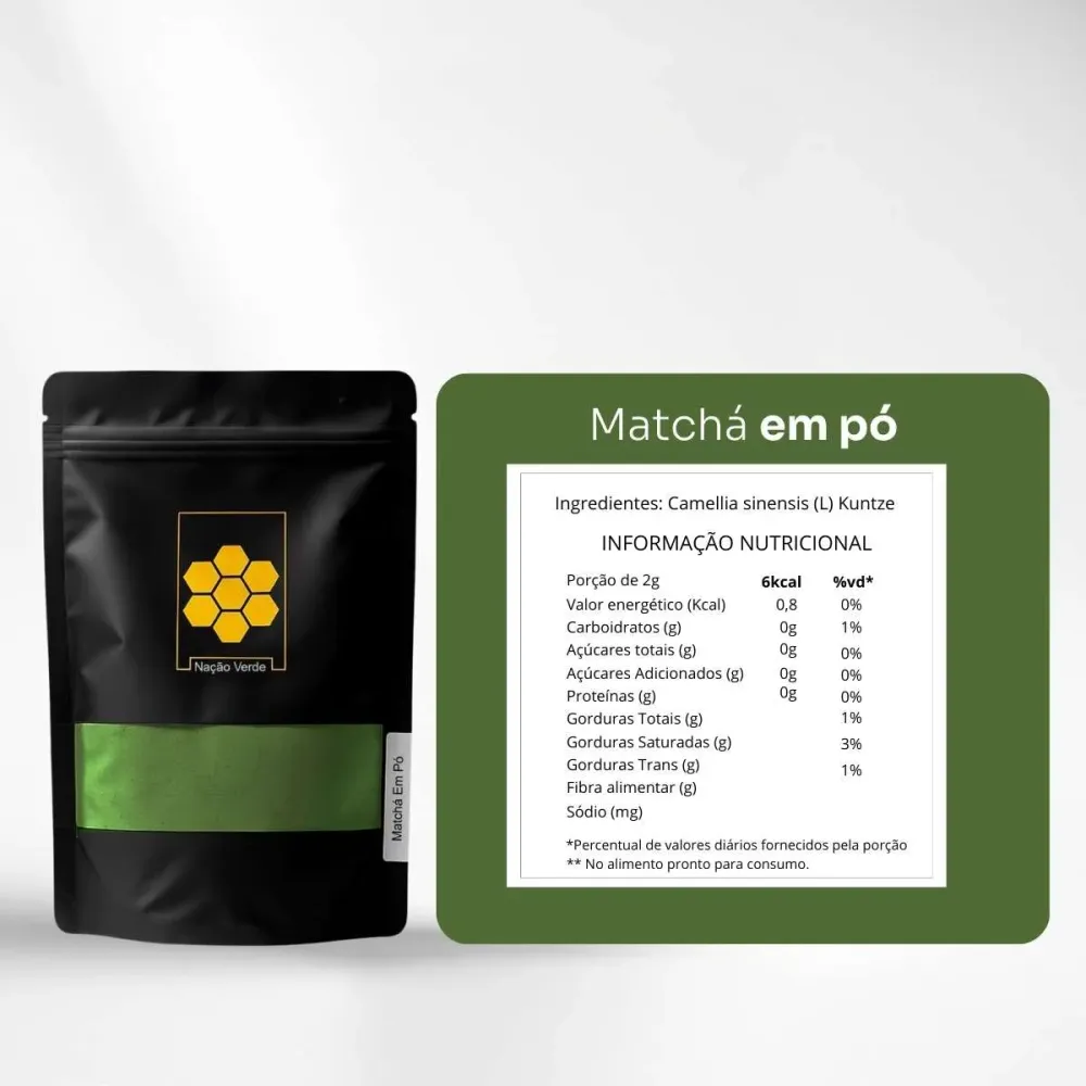 Matchá Em Pó - Nação Verde 200g
