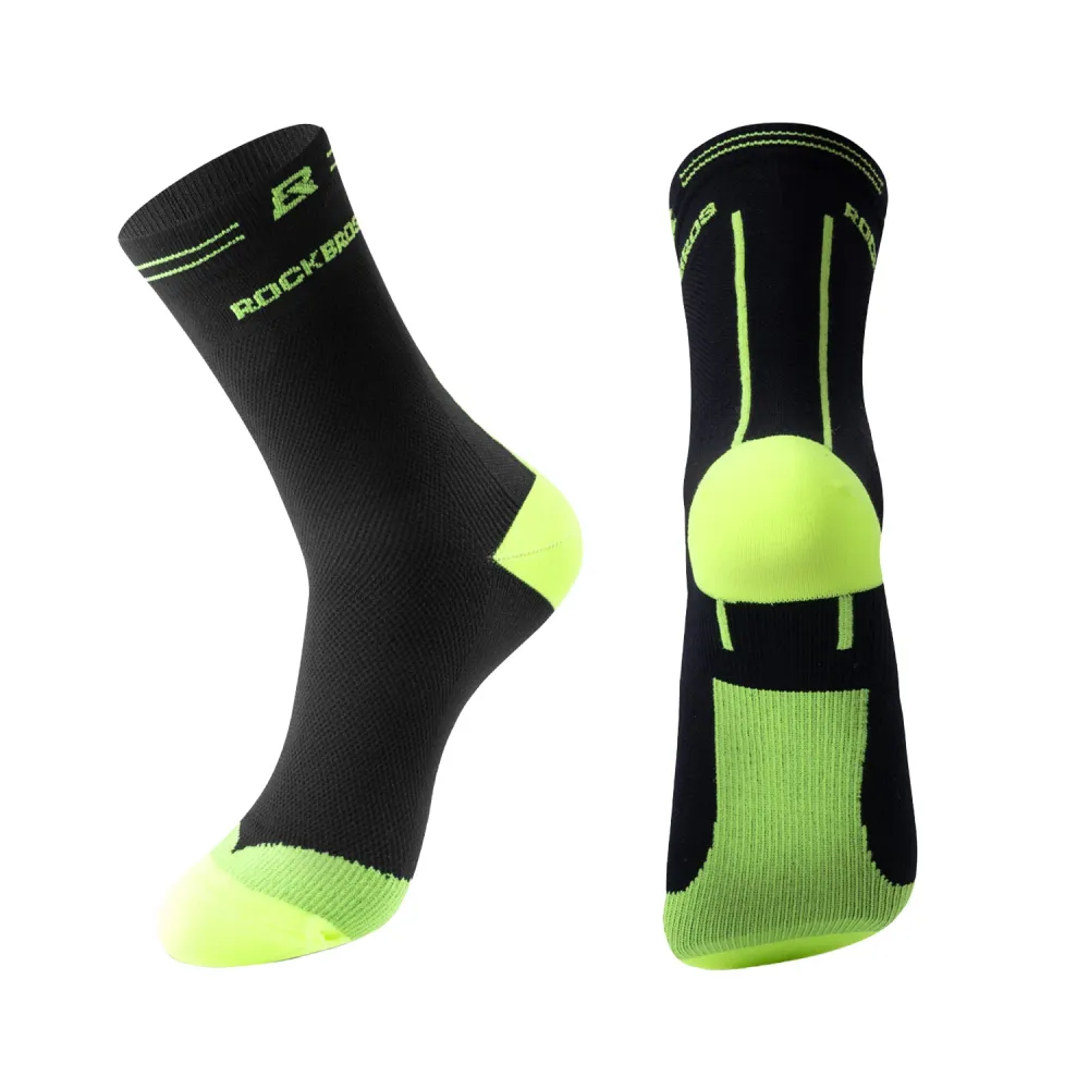 Meias de ciclismo respirantes antibacterianas ROCKBROS