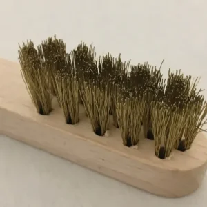 Miniburst Brass na alç de madeira Brush 15cm