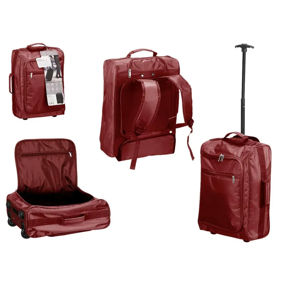 Mochila porta-ferramentas Preto Grená Poliéster Metal Plástico 31,5 l 35 x 18 x 51 cm (6 Unidades)