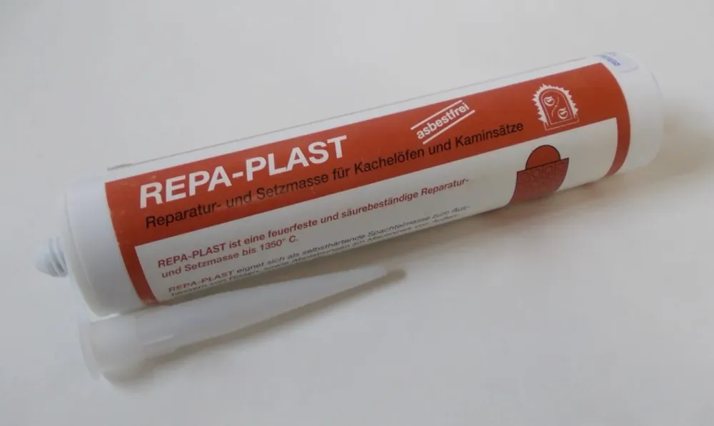Mortar de reparo à prova de incêndio 1350 ° C cartucho 310ml