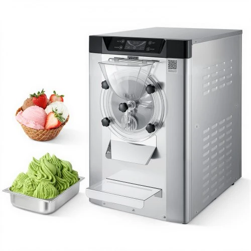 Máquina Comercial de Gelado Duro VEVOR 2000W 12-20L/h