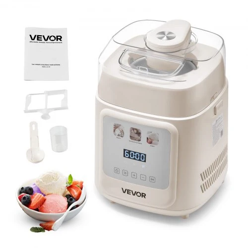 Máquina de Gelados Automática VEVOR 1L com Compressor