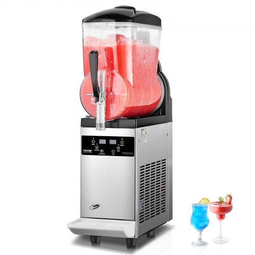 Máquina Slushy Comercial VEVOR 12L em ço Inoxidável