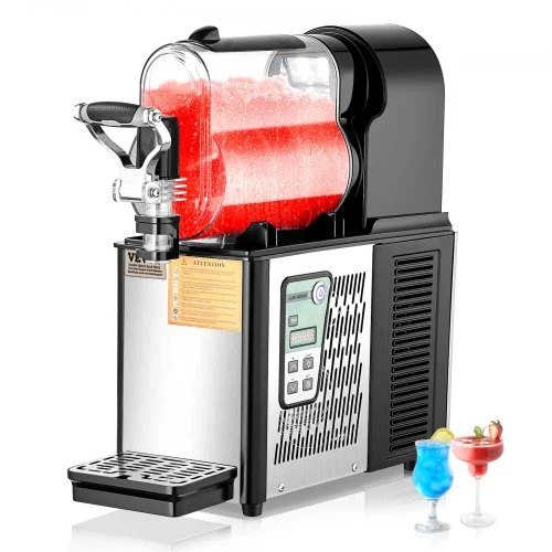 Máquina Slushy Comercial VEVOR 3L Inox para Bebidas